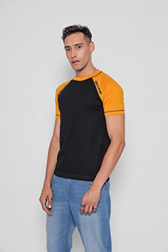 Image of Trendy Men's Round Neck T-Shirt Pure Pre Combed Cotton Bio-Washed 3D Print (STM-003)