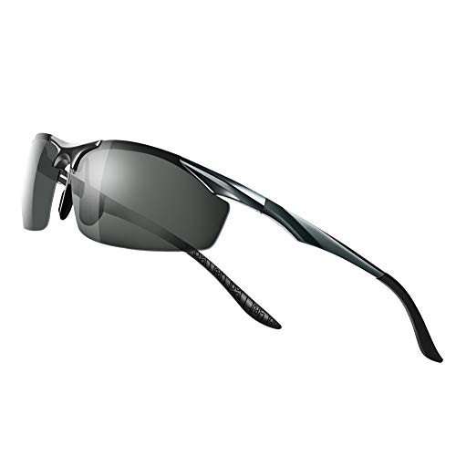 ANQUIKA 偏光レンズサングラス UV400 紫外線カット 超軽量 メタルフレームスポーツサングラス ドライブ/自転車/釣り/野球/ンニング／ゴルフ／運転 男女兼用