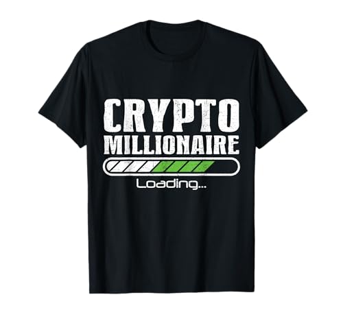 Divertido Bitcoin Crypto Cryptocurrency Crypto Millionaire Camiseta