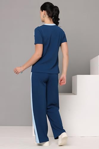 Image of Women's Activewear Set | Stylish Two Piece Track Suit with Printed Top & Jogger Pants | Ideal for Sports, Gym & Casual Outfits