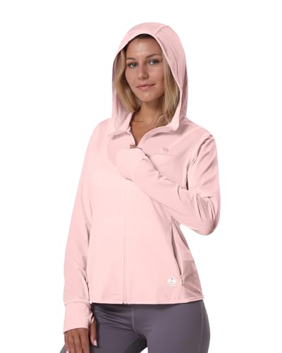 CAMELSPORTS Women UPF 50+ Athletic Jacket Sun Protection Long Sleeve Hiking Shirts Lightweight Outdoor Hoodie with Pocket3