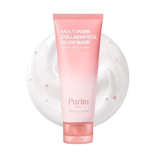 PURITO PDRN Collagen Maschera Peel-Off per Pelle Sensibile, 100 ml