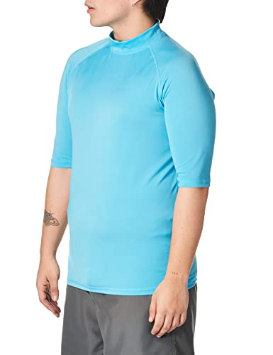 Image of Kanu Surf Men's Fiji UPF 50+ Short Sleeve Sun Protective Rashguard Swim Shirt