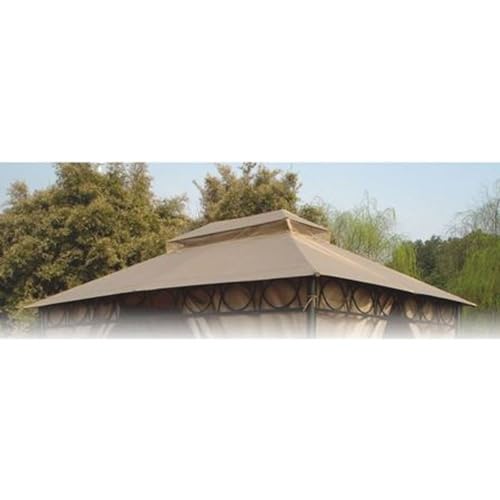 Ersatzdach Cape Town Pavillon Natur Ersatzbespannung 4x3 m Faltzelt Dach