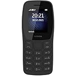 Nokia-105-Classic-Single-SIM-Keypad-Phone-with-Built-in-UPI-Payments-Long-Lasting-Battery-Wireless-FM-Radio-without-Charger-Charcoal