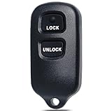 SUPALAND Key Fob Keyless Entry Fits for Toyota Highlander Tundra RAV4 Tacoma Scion XA XB 2001 2002 2003 2004 2005 2006 2007 Remote Control Replacement HYQ12BBX HYQ12BAN 89742-0C020 2 Button Plus Panic