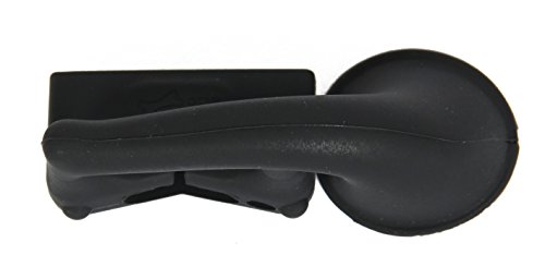 Silicone Horn Stand Speaker compatible with Apple iPhone 4 / 4S, Black