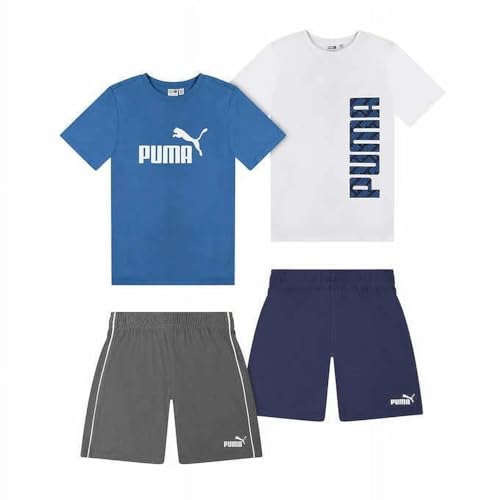 PUMA Boys' Athletic T-Shirt and Shorts 4-Piece Set3