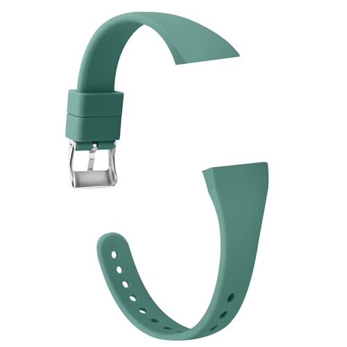 Image of Tobfit Silicone Band for Fitbit Charge 4 Fitness Tracker, Adjustable Wristband for Fitbit Charge 3 Fitness Tracker, Soft Sport Strap with Metal Buckle for Men Women