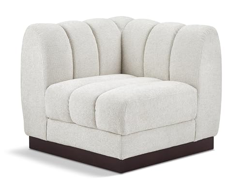 Sillón Plegable Chenille Crema