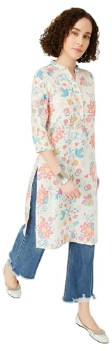 Image of Max Women's Cotton Regular Fit Casual Kurta