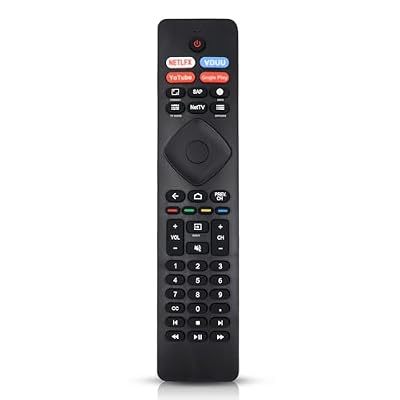 NH800UP RF402A-V14 IR Replacement for All Philips Smart TV Remote Control, Replacement Remote for Philips Android LED LCD 4K Smart TV 43PFL5766 50PFL5604 65PFL5504 65PFL5604 75PFL5704