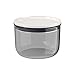 like by Villeroy & Boch group – ToGo & ToStay - Lunchbox, 13x9,5cm, Glas, rund, Grau/Weiß, 10-4869-9418