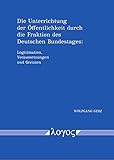 Die Unterrichtung der Öffentlichkeit durch die Fraktion des Deutschen Bundestages: Legitimation, Voraussetzungen und Grenzen. Angelegt als Vergleich ... Chapter 32, Section 3210 (Franking Privilege)
