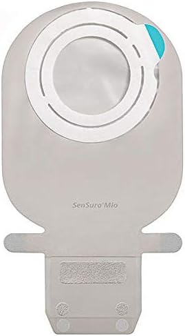 Mio Flex EasiClose Wide Outlet Drainable Pouch, Maxi Transparent 50 mm (Box of 10)