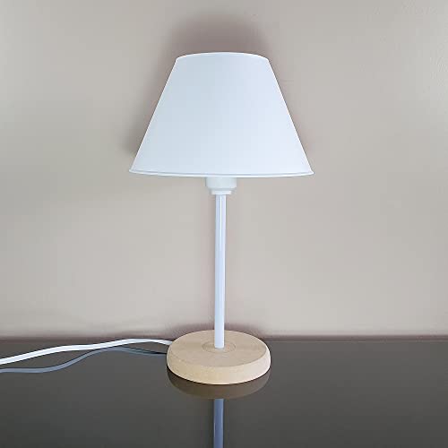 Abajur Infantil Momy Menina Menino Luminária para Quarto de Bebê – Cor Branco