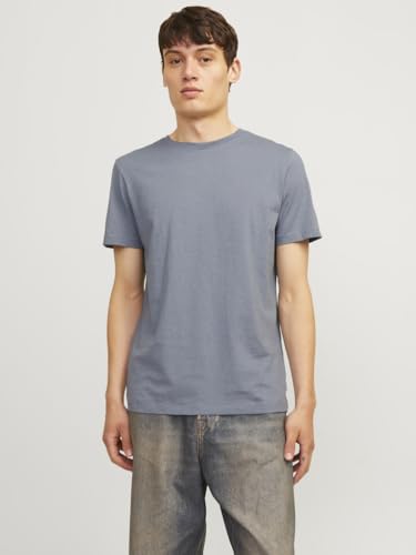 JACK & JONES Herren JJORGANIC Melange Tee SS ON, Red Dahlia/B W. Red Dhalia + W, XL 2