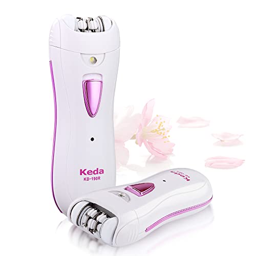 Epilator Smooth Glide Epilator for Women Face RechargeableEpilator for Women FacialEpilator Hair Remover Smooth GlideEpilator for WomenFace Bikini Hair Removal Arms/Face/Peach Fuzz White Portable