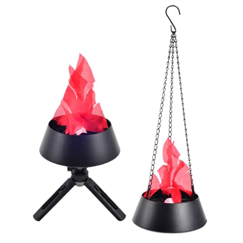 Luz Llama | Lámpara Efecto Fuego Halloween 220V,Linterna Decorativa De Efecto Llama LED Para Interior Exterior Porche Jardín Patio Casa Encantada Camping Navidad