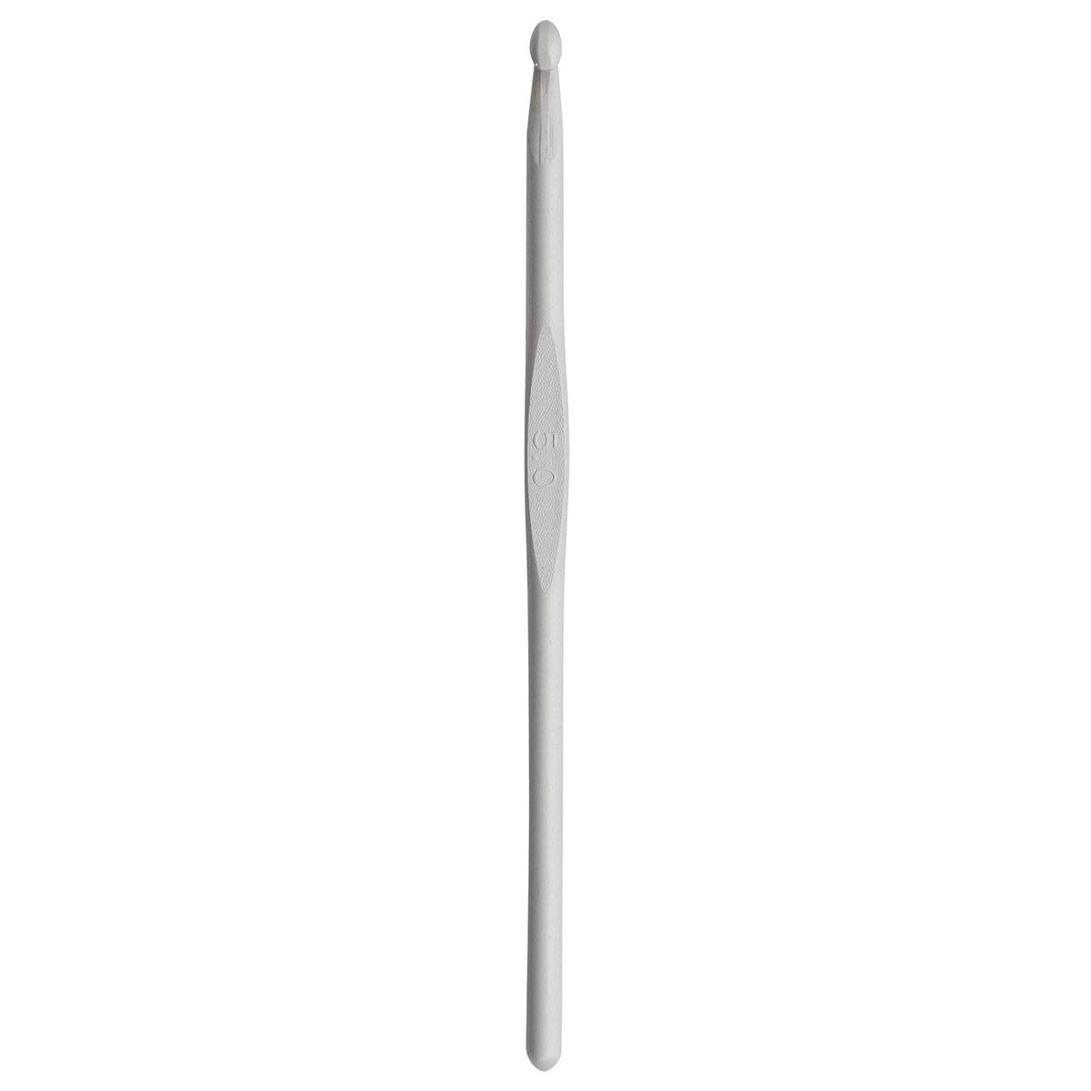 Prym PRYM_195141-1 Crochet Hooks for Wool Without. Handle alu Pearl Grey 14 cm 5.00 mm