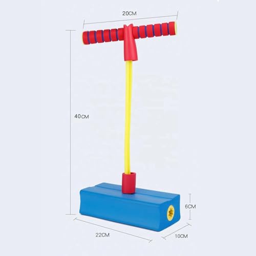 Image of TAZLYN Height Increase Jumper for Kids Jumping Toy for Kids pogo Jumper Fun and Safe Pogo Stick for Toddlers Gifts for 3-12 Year Old Boys Girls s Pogo Stick Makes Squeaky Sounds Indoor Toys Fun Gifts
