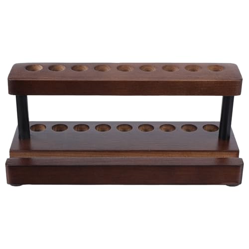 FIXOSHEE Portalápices y Soporte para Teléfono de Escritorio de Madera con Ranuras para Bolígrafos y Lápices Organizador Multifuncional para Oficina y Estudio Expositor Decorativo y