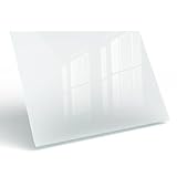 Tischplatte Rechteckig 100x60 cm | Gehärtetes Glas | Ersatzschutz | rutschfest durch Pads | Geschliffene Kanten | für Küche und Esszimmer | Ideal als Tischschutz & DIY - Matt Effekt