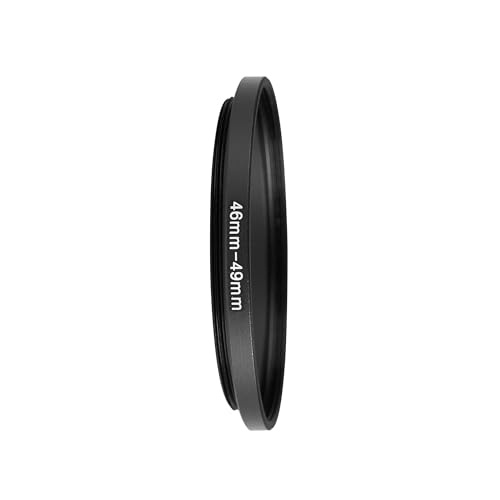 Image of 46-49mm Step-Up Ring Adapter, 46mm to 49mm Step Up Filter Ring for 46mm Lens Install 49mm ND CPL UV Camera Lens Filter(46mm-49mm)