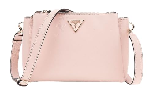 Sac GUESS Noelle Tri Compartment Crossbody Bag rose à bandoulière femme