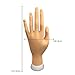 Pana Flexible Bendable Mannequin Hand Display Tool for Nail Art Training Practice