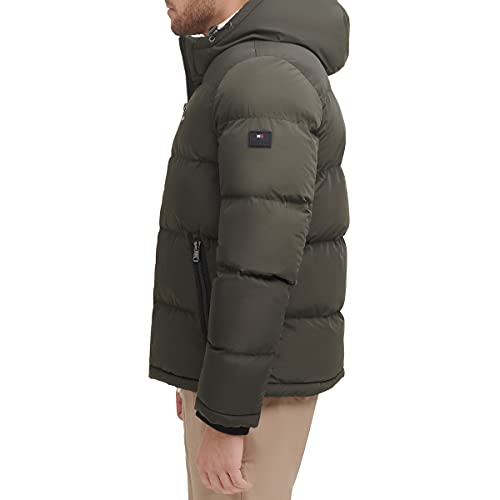 Image of Tommy Hilfiger Men's Classic Hooded Puffer Jacket (Standard and Big & Tall)