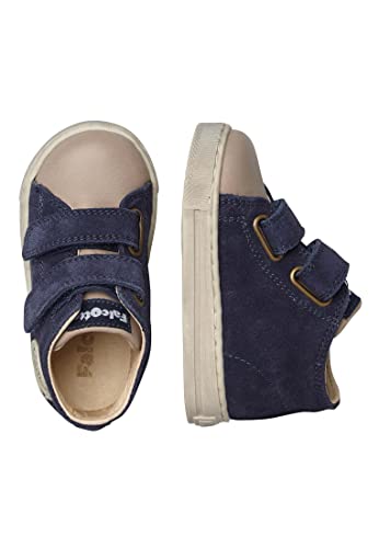 Falcotto Michael-Sneakers in Pelle e Suede-Grigio