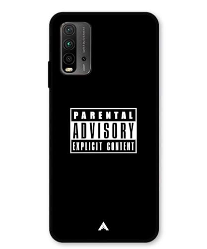 Image of Premium Explicit Case for Xiaomi Redmi 9 Power Soft-Touch Metal TPU Back Cover, Shockproof, Designer, Aesthetic Mobile Phone Case (Glossy Finish)