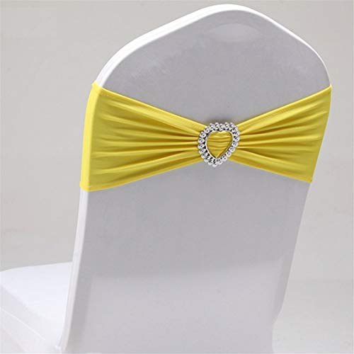 HengXingDE Bow Stretch Stuhlabdeckung Multi-color Herz keine Lace Up Bow Hochzeit Hotel Stuhlabdeckung Cover