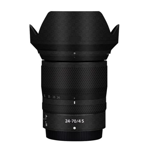 Skin vinyle pour Nikon Z 24-70mm F4S finition fibre blindée noire premium