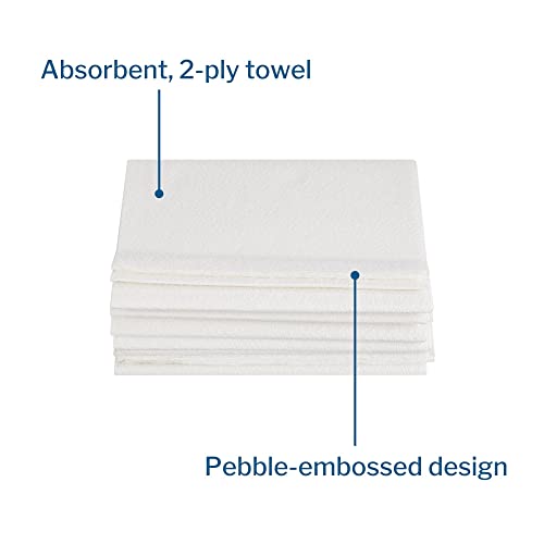 mckesson drape sheets 100 count disposable sheet for bed massage exam medical 2-ply tissue latex-free 40 x 60 in white