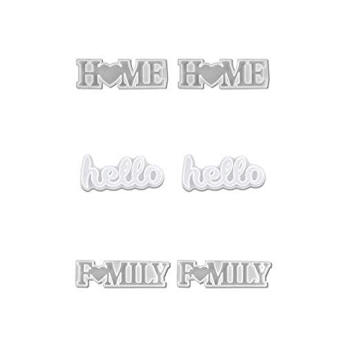 6 X (Multi) Silicone Lettre Moule Chocolat Gâteau Bijoux Moule Outil De Cuisson