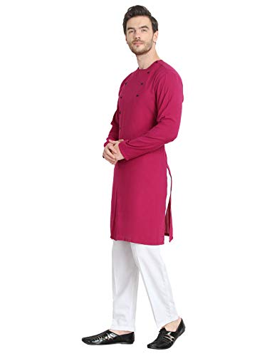 Image of Leriya Fashion Men's Slub Cotton pathan Suit Kurta