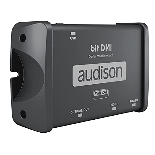 Ingressi: Most in out, uscita Toslink S/PDIF max 48 kHz/16 bit PCM