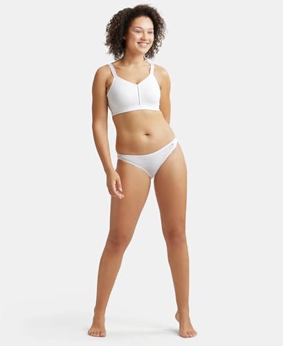 Image of Jockey ES27 Women Wirefree Non Padded Super Combed Cotton Elastane Stretch Full Coverage Minimizer Bra