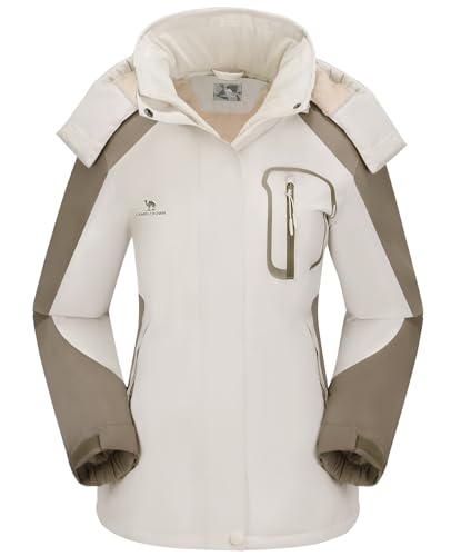 CAMEL CROWN Women's Ski Jacket Winter Snowboarding jackets Warm Snow