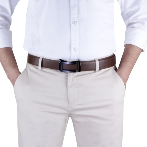 Image of Labnoft Men's PU Leather Auto-lock Belt