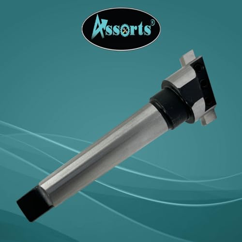 Image of MT-2 Mini Fly Cutter Head Diameter 27 mm (Teng Style) with HSS Tool Steel (1 /4 inch x 1 /4 inch x 1-1 /2 inch) - Watchmaking Arbor 2 Morse Taper Teng Style