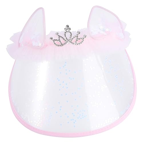 PACKOVE - PACKOVE Sun Hat Outdoor Sun Block Hat Fashion Summer Sun Protection for Boys and Girls Cricket Hat Peak Cap for Boys and Girls Pink