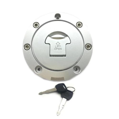 Bouchon de réservoir carburant CBR600 en aluminium taillé CNC avec clés de sécurité