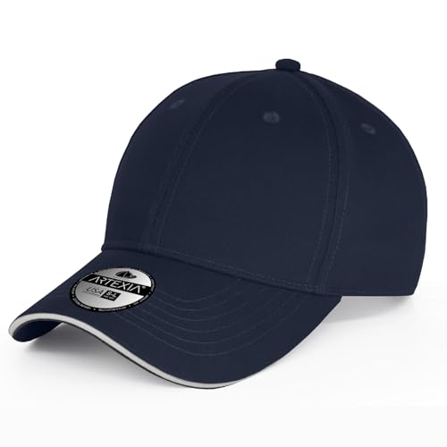 Artexia, Kappe mit Visier, 100 % Baumwolle, Baseballkappe, Unisex, regulierbar, One size