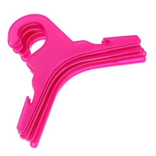 BESPORTBLE 10pcs Pet Hanger Kitten Clothes Hangers Nursery Hanger Dog Clothes Hangers Hangers Dollhouse Hanger Pet Clothing Hanger Doll Outfit Hanger Dog Apparel Hangers Abs Rosy