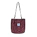 Taschen Damen Shopper Groß Tasche Leinwand groß studentische Kapazität Freizeit Frauen Unterarm-Handtasche Schulter Arbeitsschürze Damen Mit Taschen (Purple, One Size)