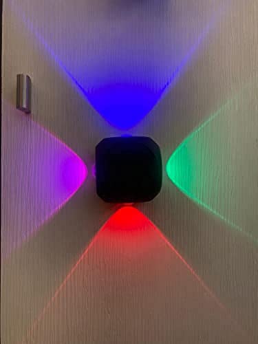 Image of SEER wall Lights 4 Way Splitter Light RGB Indoor /Outdoor Waterproof Shockproof IP65 Exterior Wall Light