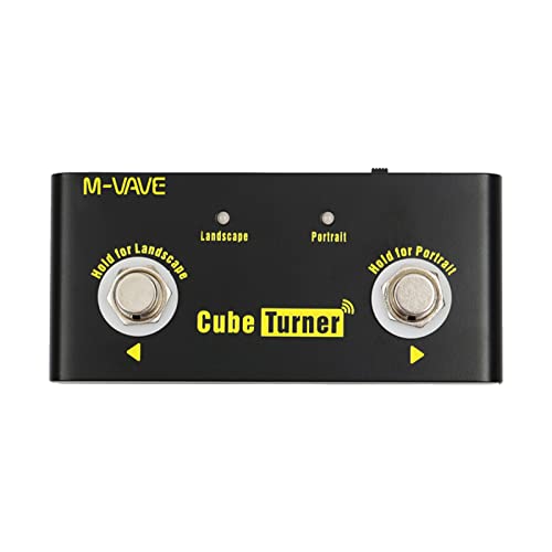 Pédale de lecture sans fil Btuty Cube Turner pour jouer vos partitions sans interruption